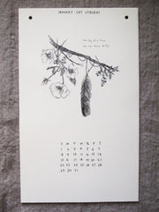2012 CALENDAR - FLOWERS & FEATHERS<br>8.5 x 14"